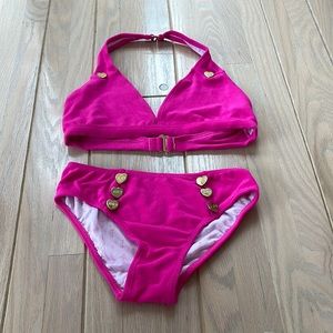 Juicy couture swimsuit pink size 12 kids